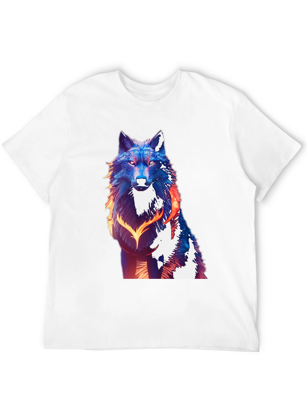 Wolf Graphic Tee - Mens Black T-Shirt