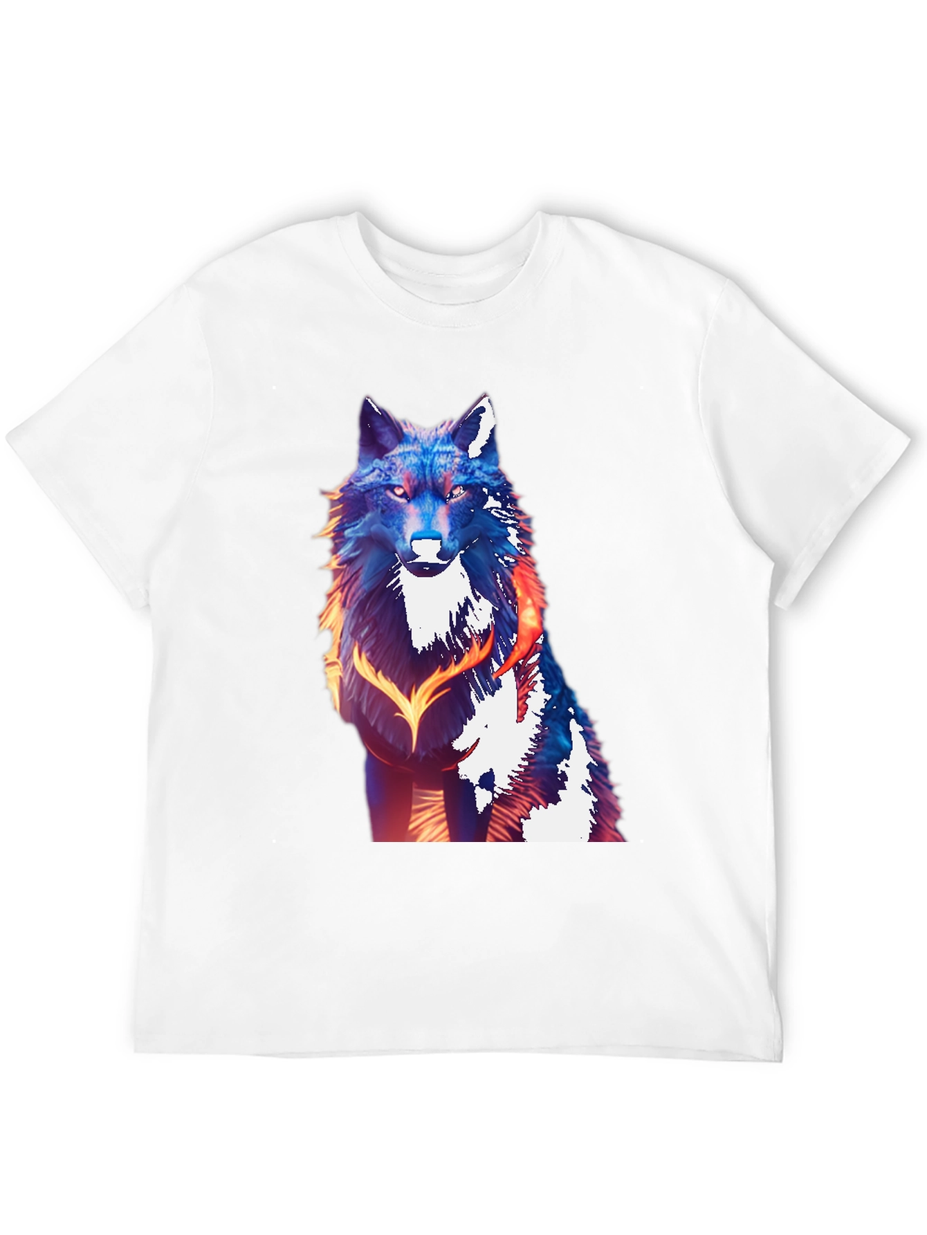 Wolf Graphic Tee - Mens Black T-Shirt