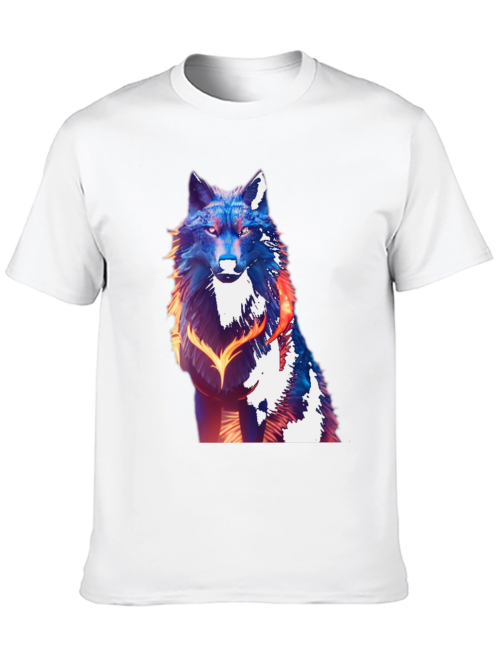 Wolf Graphic Tee - Mens Black T-Shirt