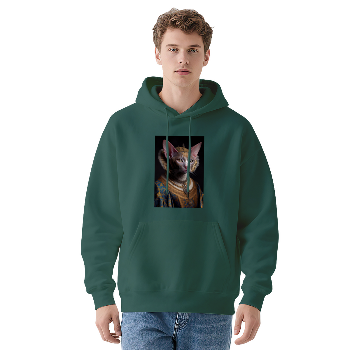 Royal Crown Pullover Hoodie - Bold Statement Graphic #0561