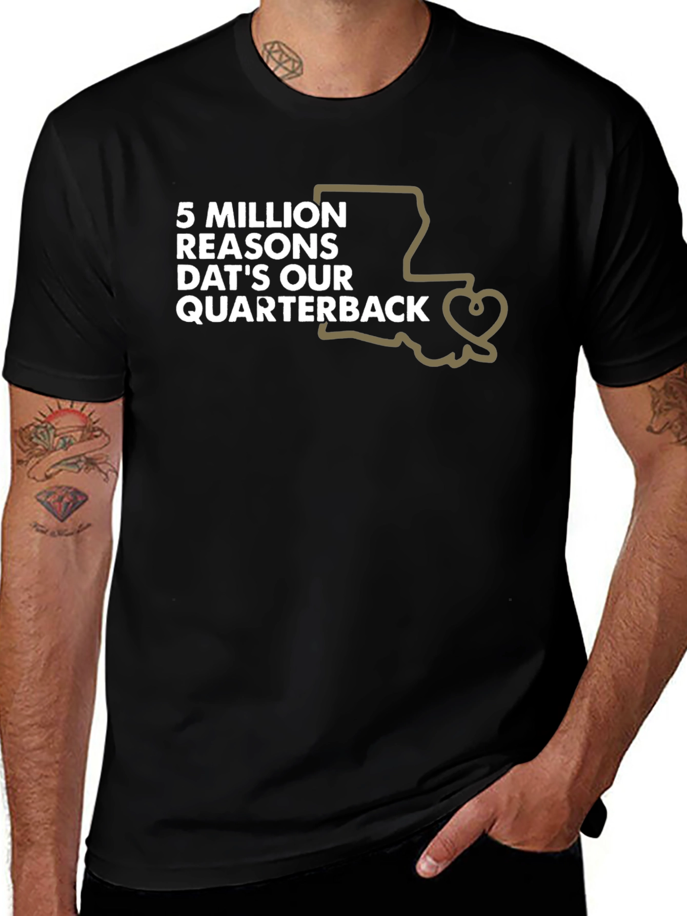 Louisiana Football Fan T-Shirt - Our Quarterback