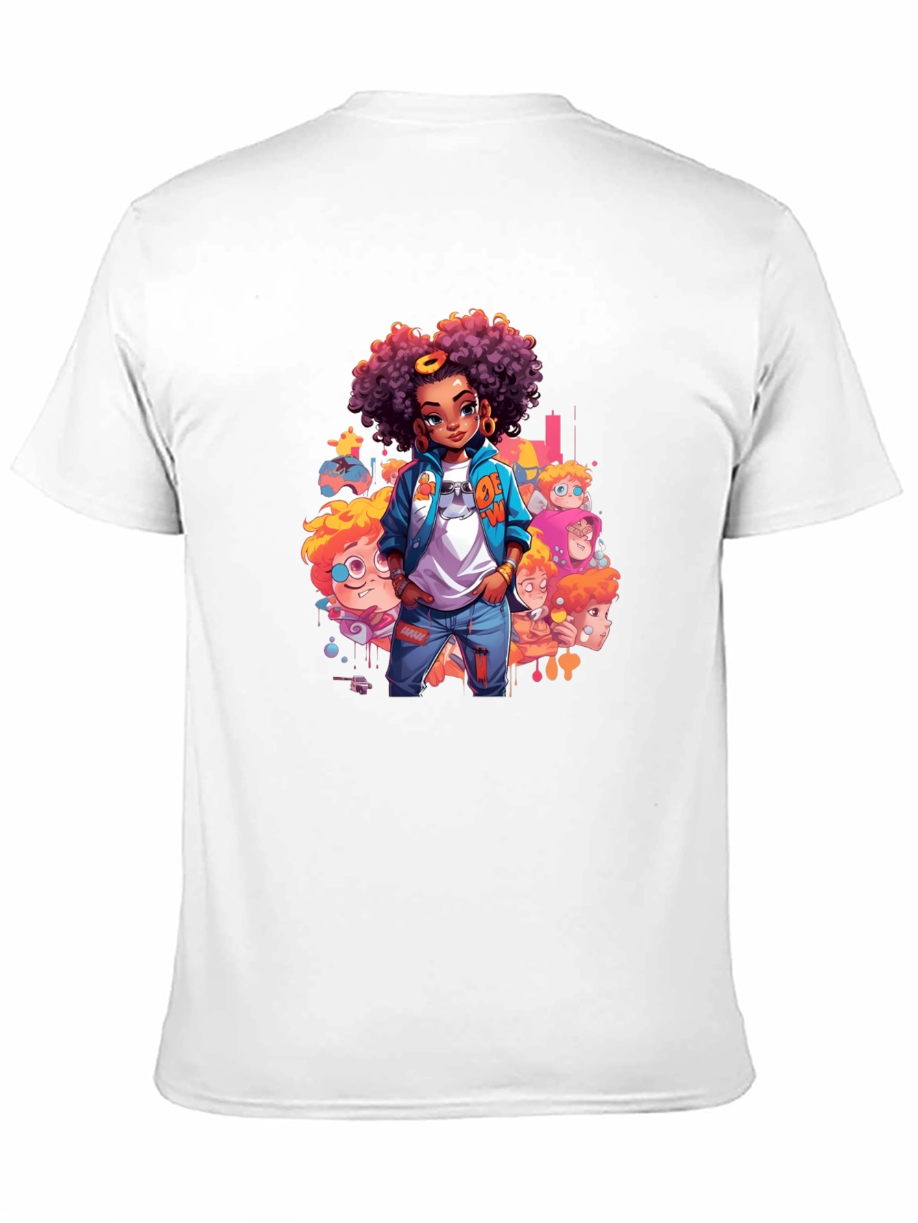 Cartoon Style Graphic Tee