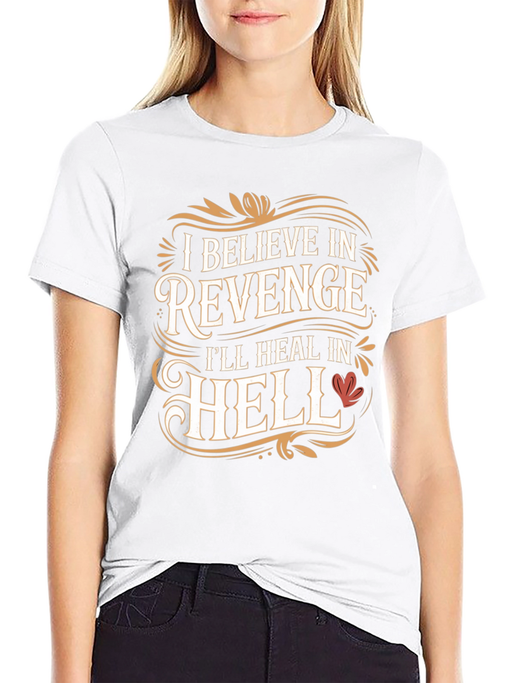 Revenge T-Shirt: Ill Heal in Hell Graphic Tee