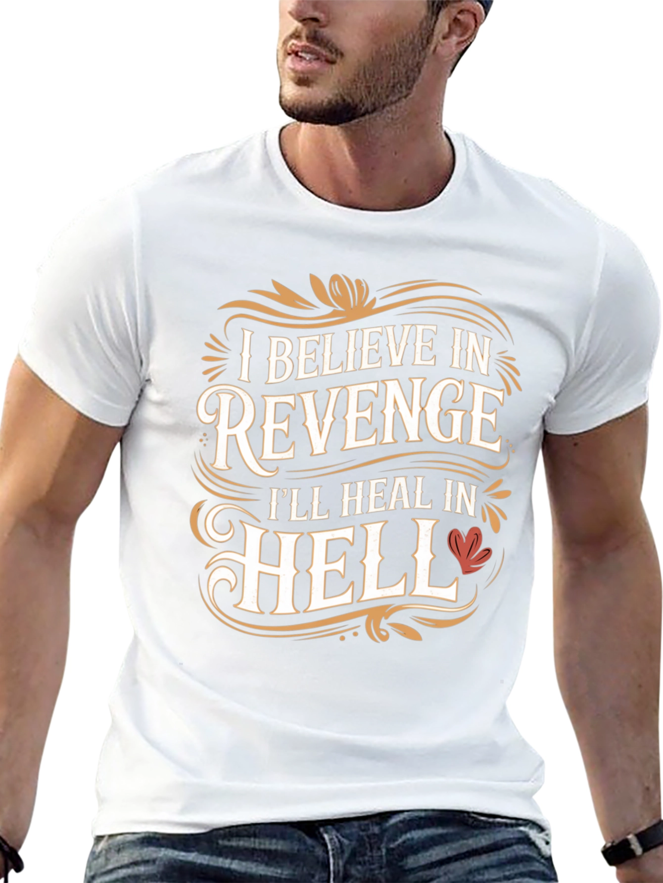 Revenge T-Shirt: Ill Heal in Hell Graphic Tee