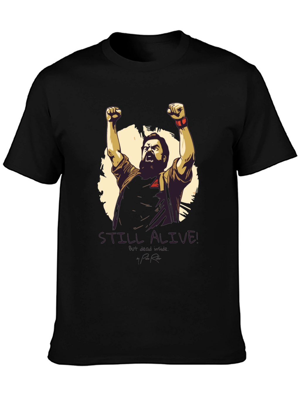 STILL ALIVE Graphic Tee - Black