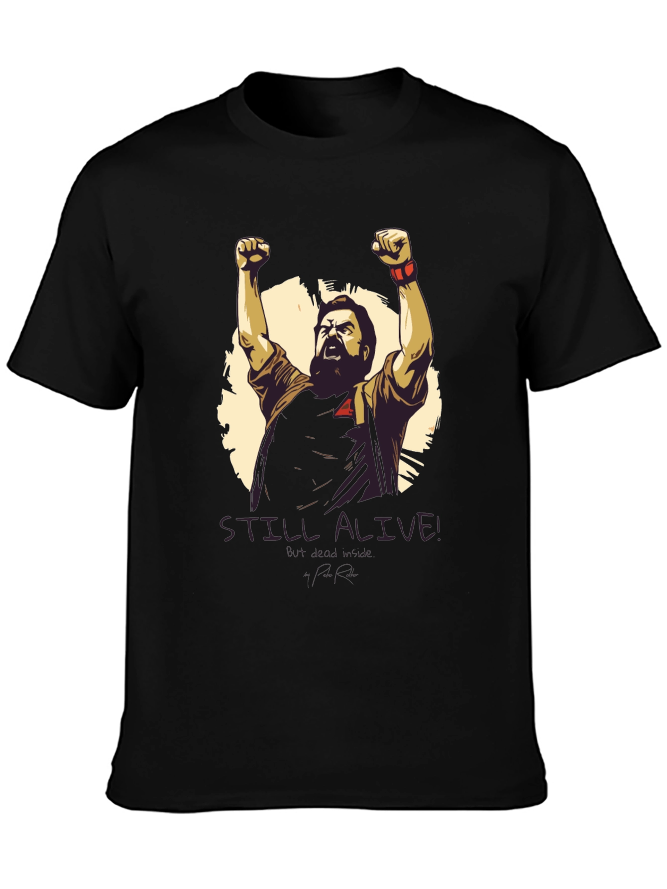 STILL ALIVE Graphic Tee - Black