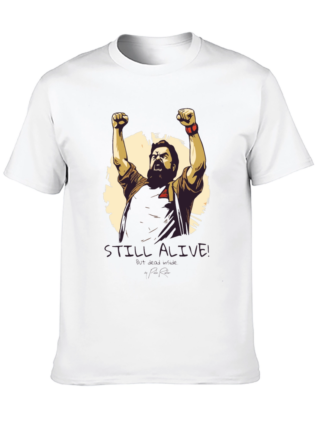 STILL ALIVE Graphic Tee - Black