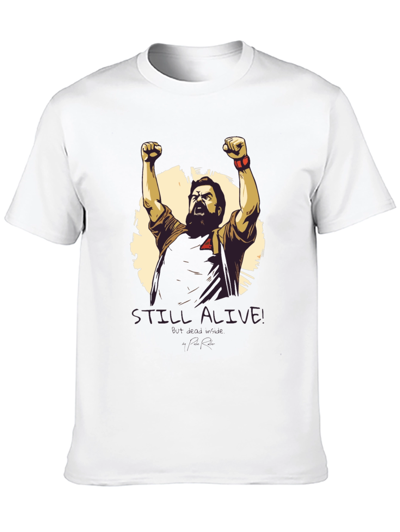 STILL ALIVE Graphic Tee - Black
