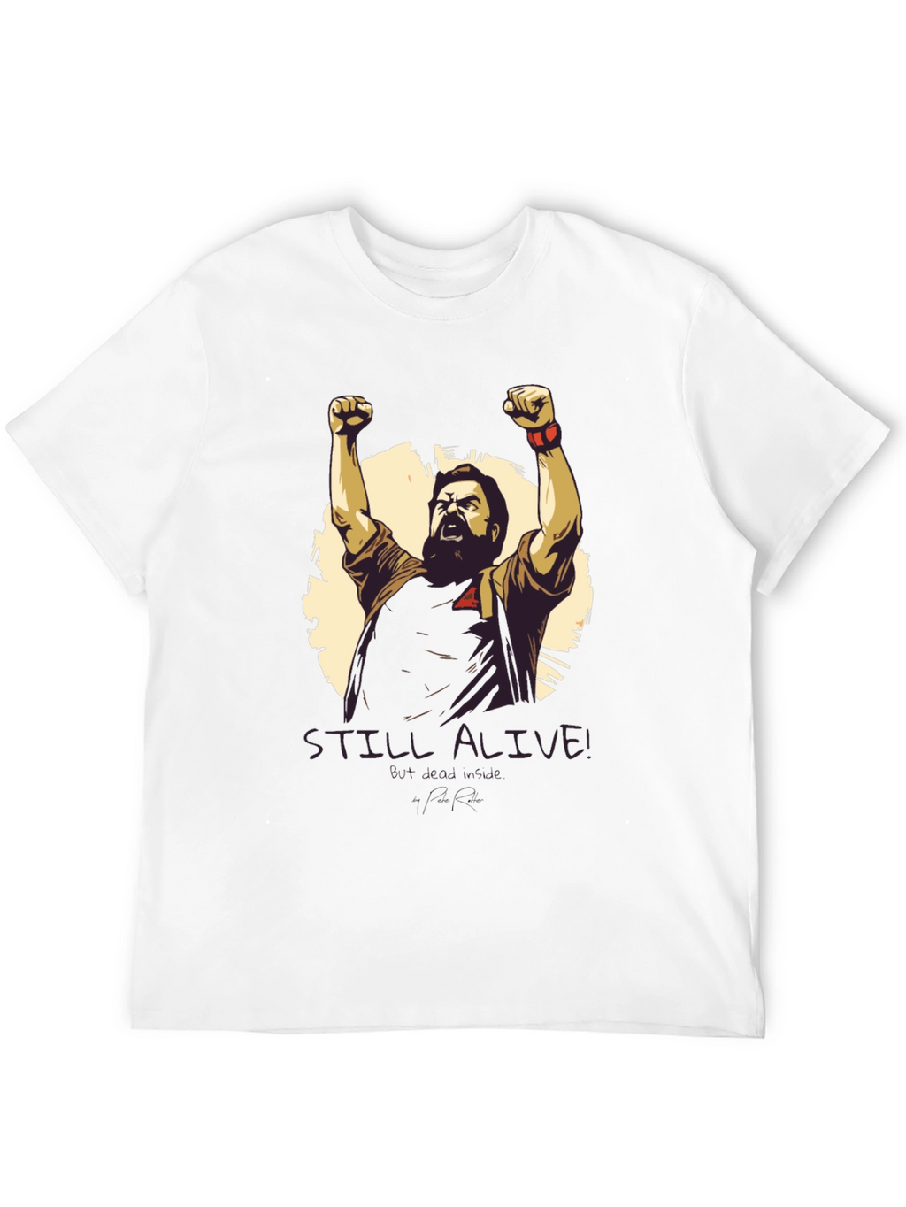 STILL ALIVE Graphic Tee - Black