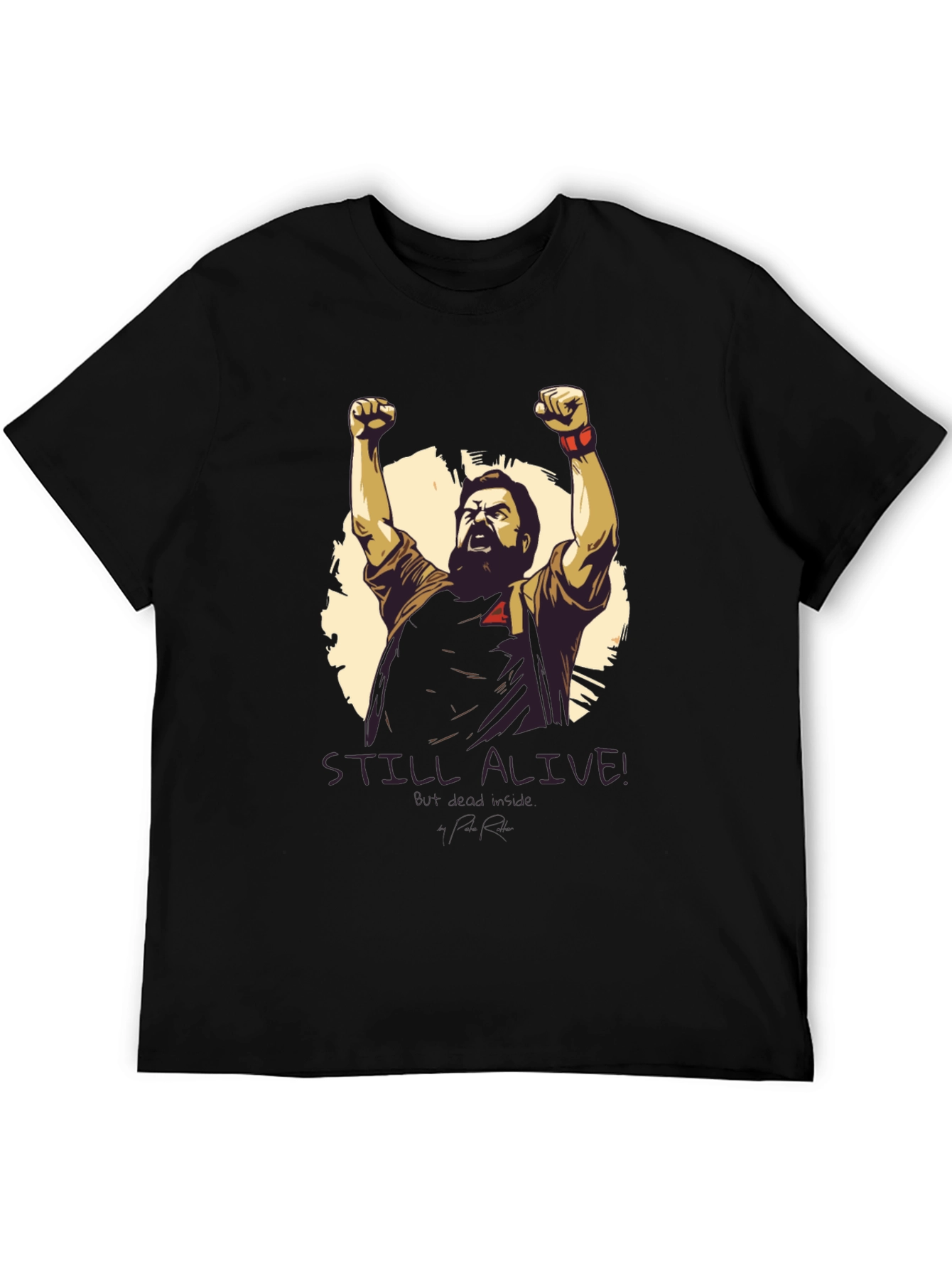 STILL ALIVE Graphic Tee - Black