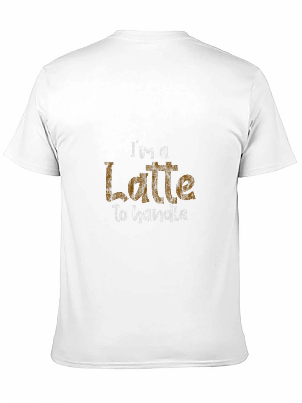 Latte to Handle Graphic Tee - Black Cotton Shirt