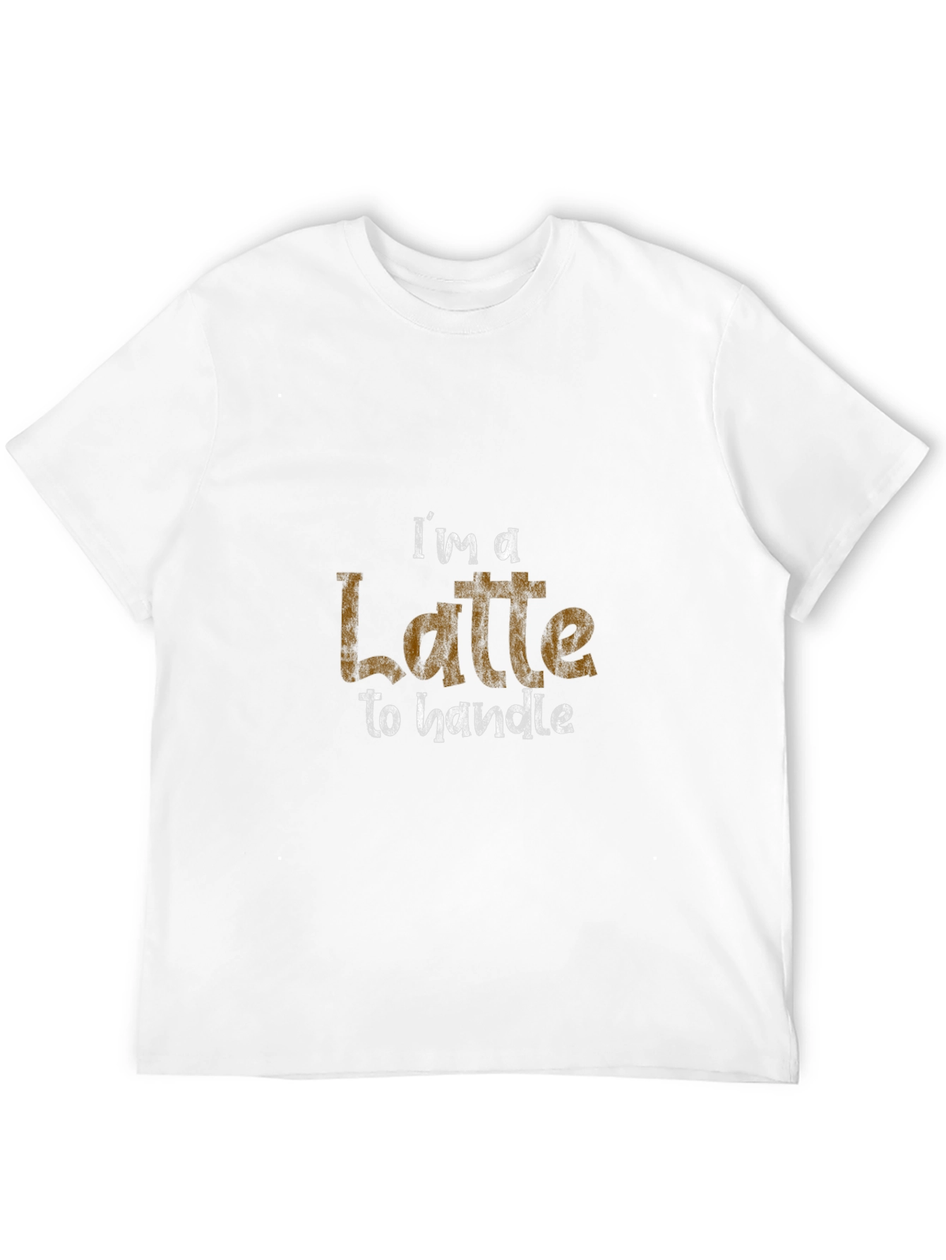 Latte to Handle Graphic Tee - Black Cotton Shirt