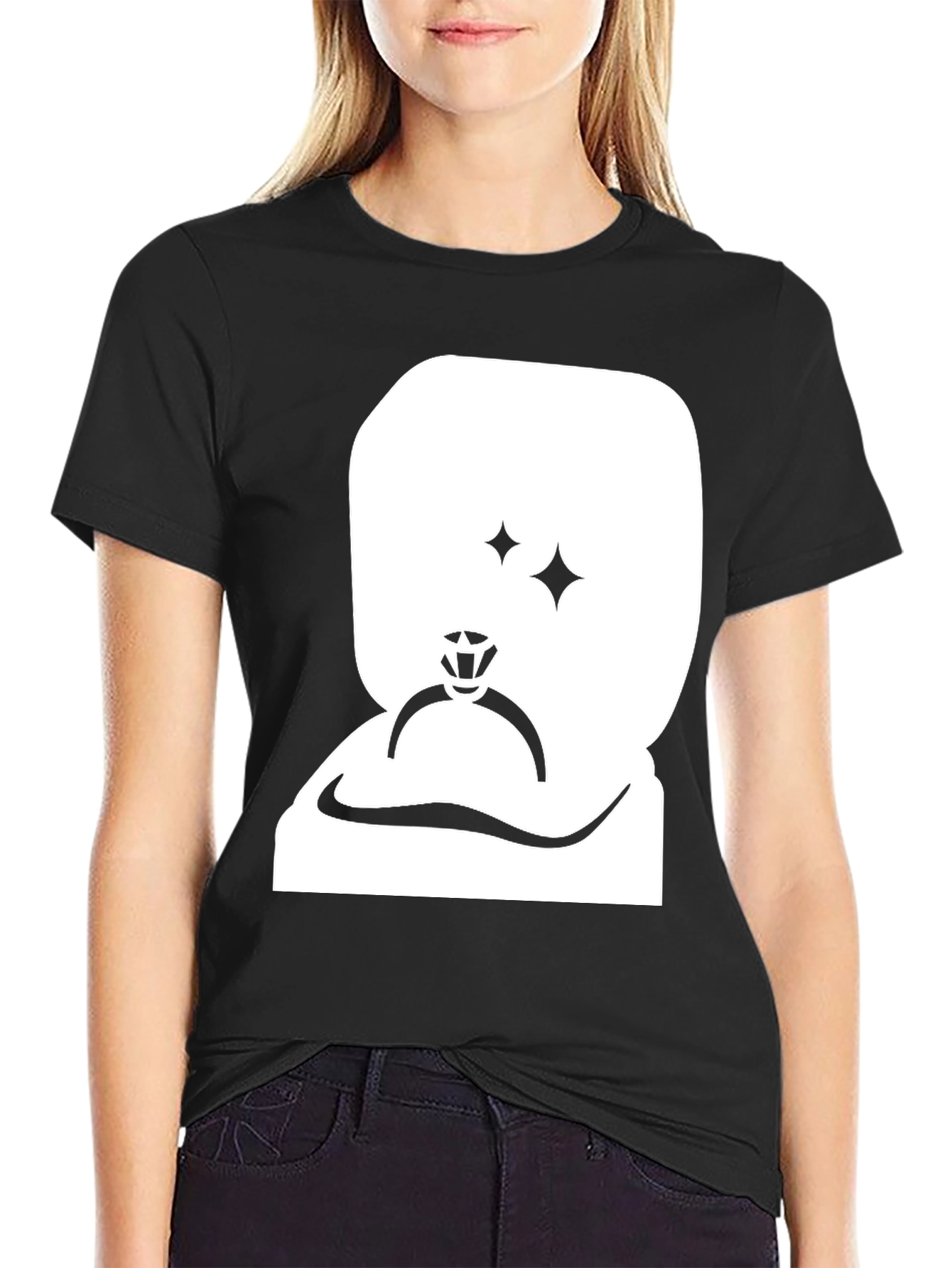 Engagement Ring Graphic T-Shirt