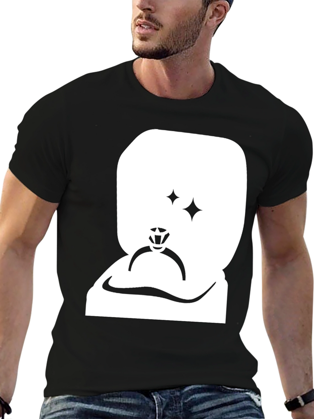 Engagement Ring Graphic T-Shirt