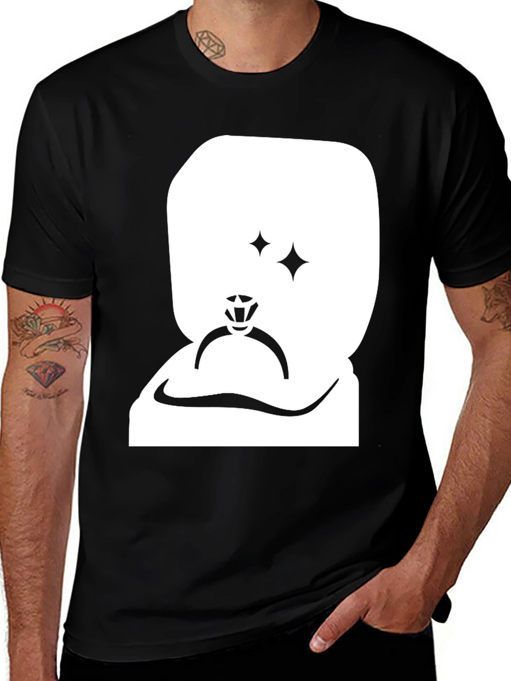 Engagement Ring Graphic T-Shirt