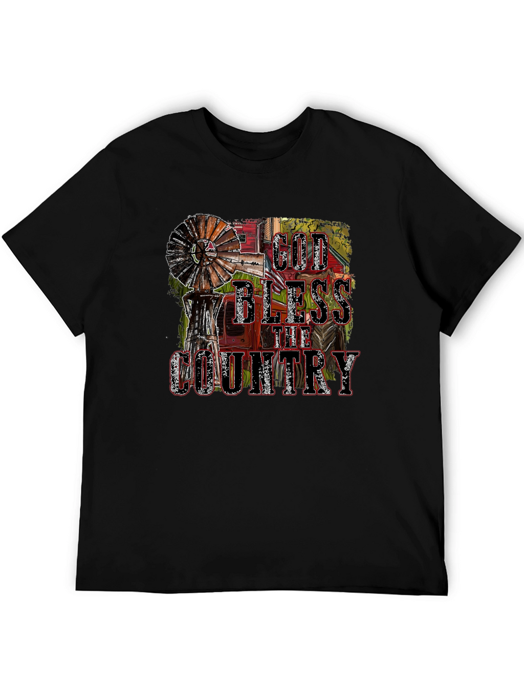 God Bless the Country Graphic T-Shirt