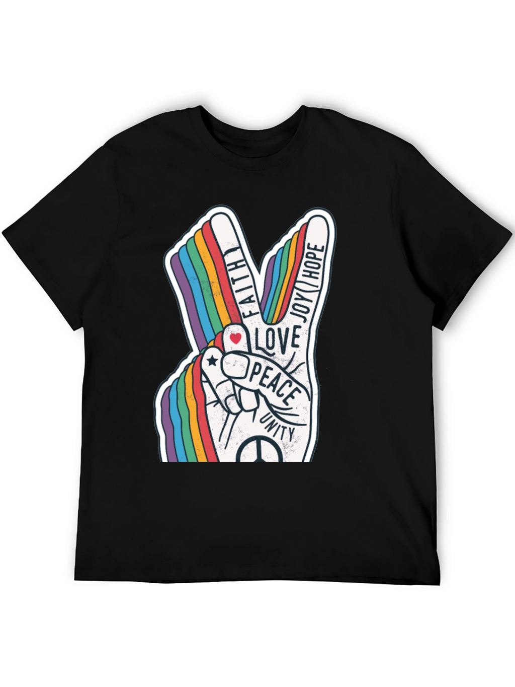 Peace Love Unity Rainbow T-Shirt