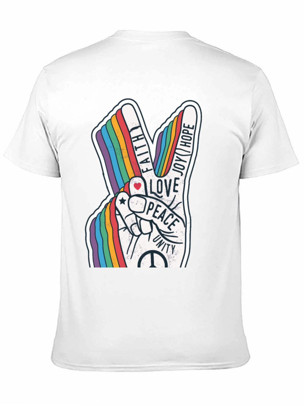 Peace Love Unity Rainbow T-Shirt