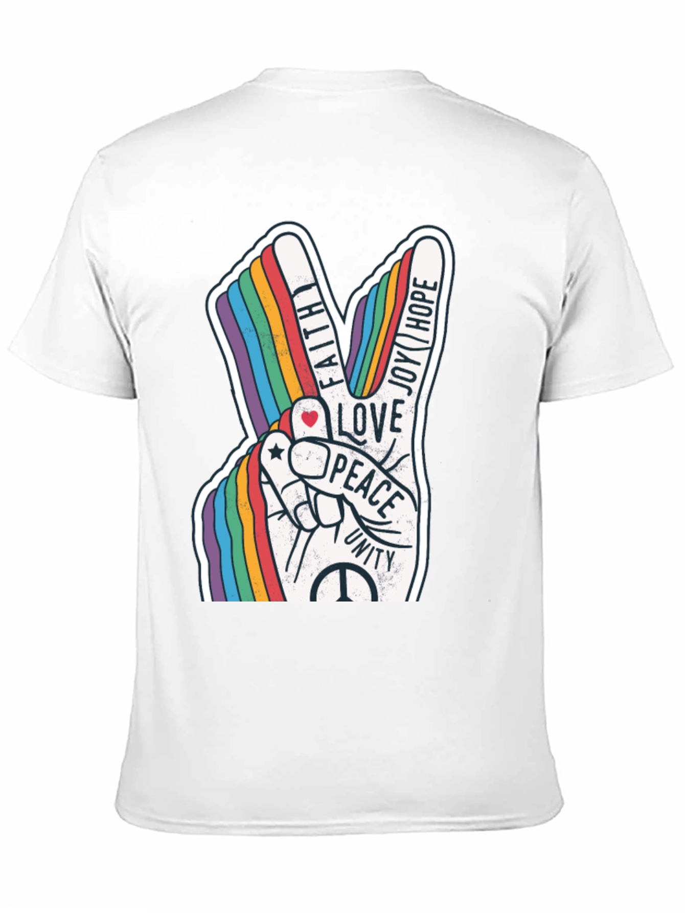 Peace Love Unity Rainbow T-Shirt