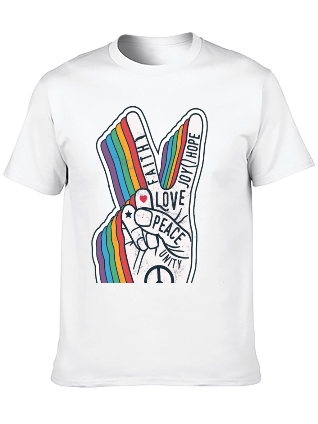 Peace Love Unity Rainbow T-Shirt