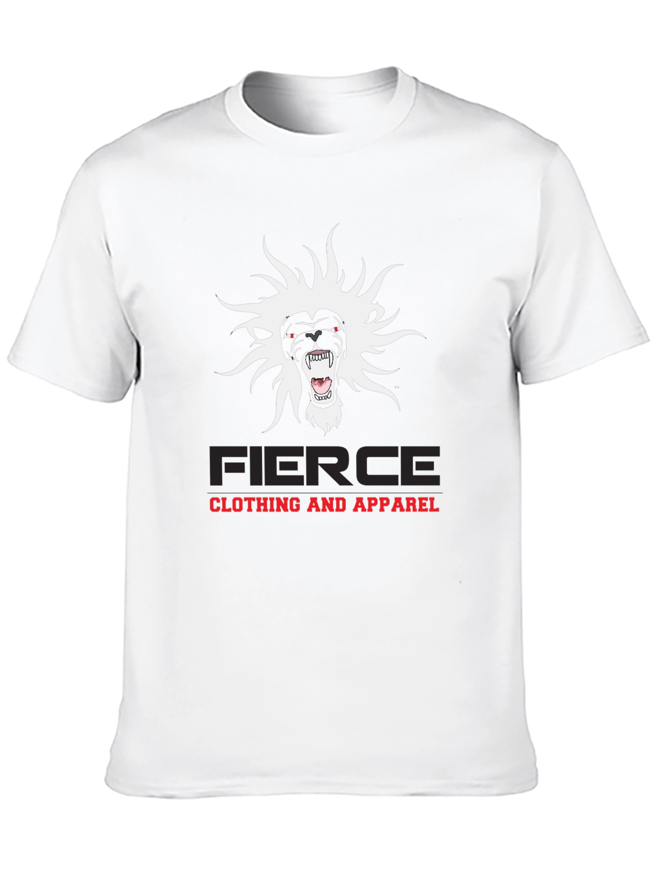 Fierce Graphic Tee - Black Cotton Blend