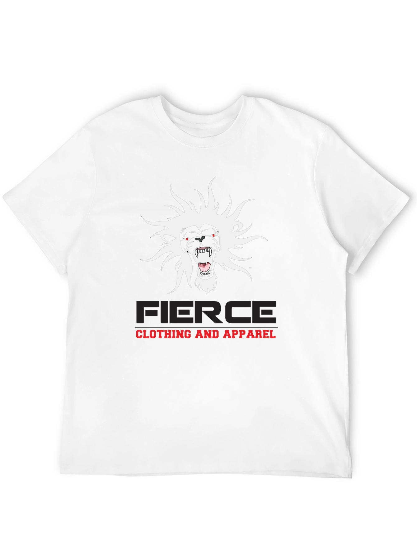 Fierce Graphic Tee - Black Cotton Blend