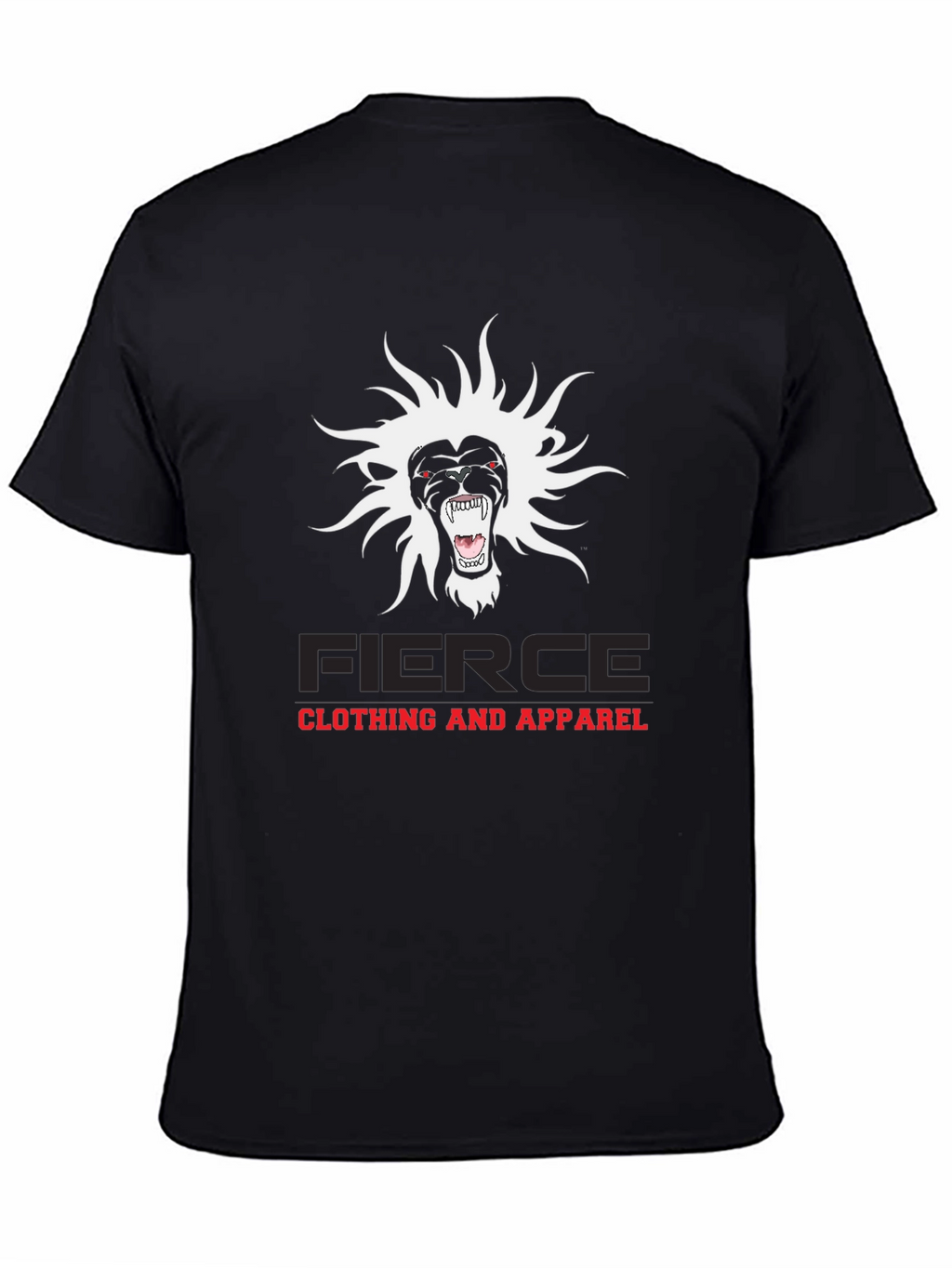 Fierce Graphic Tee - Black Cotton Blend