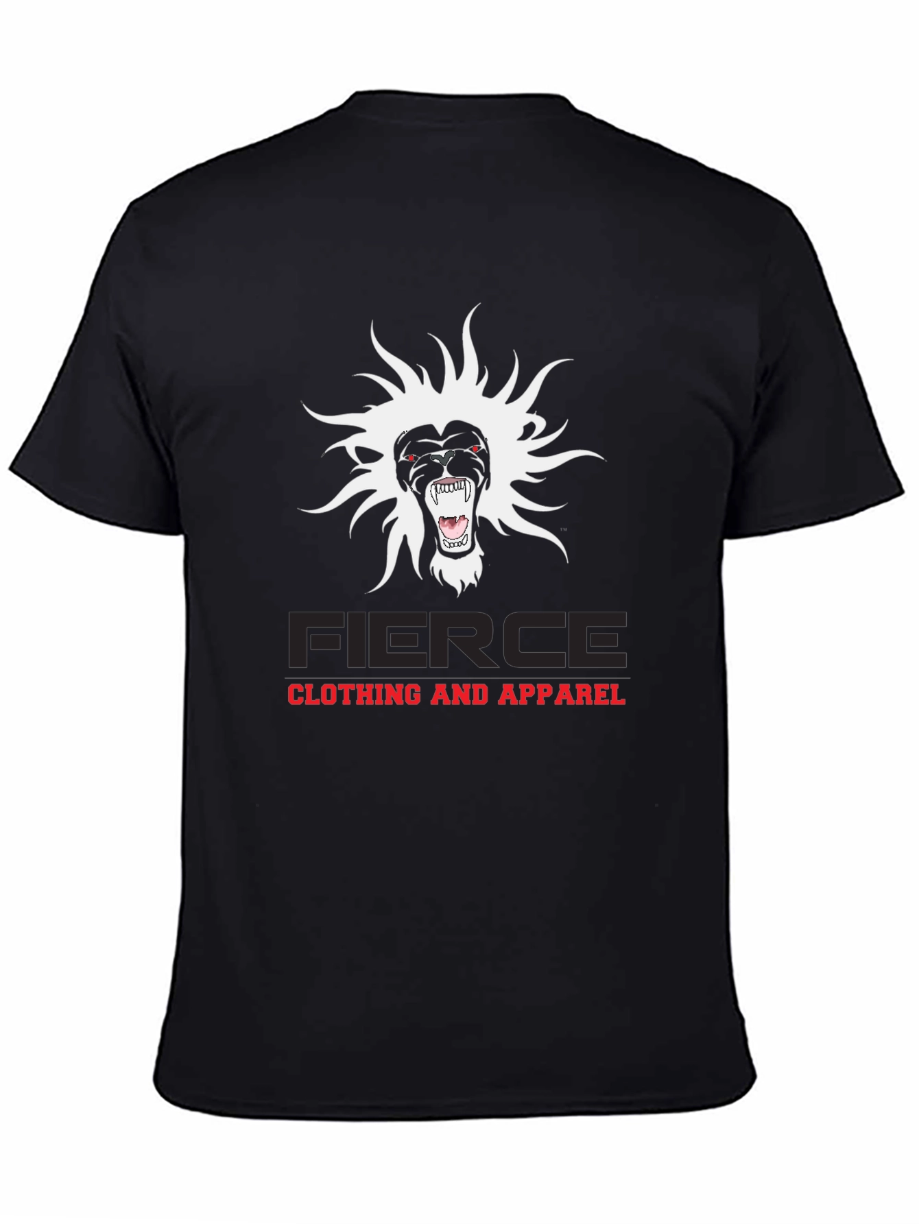 Fierce Graphic Tee - Black Cotton Blend