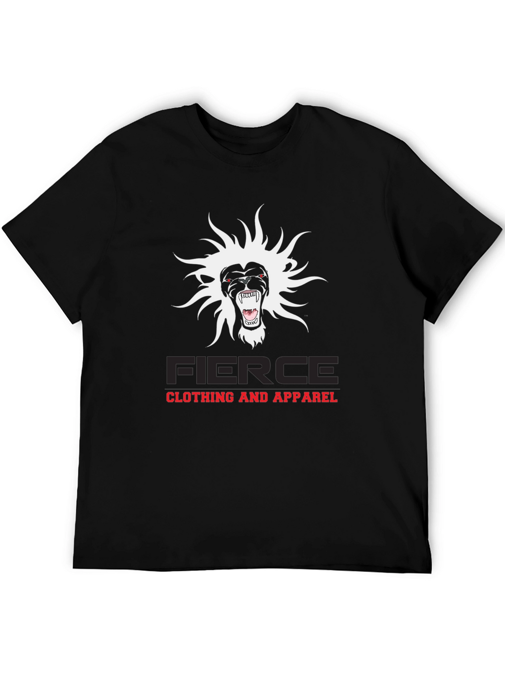 Fierce Graphic Tee - Black Cotton Blend