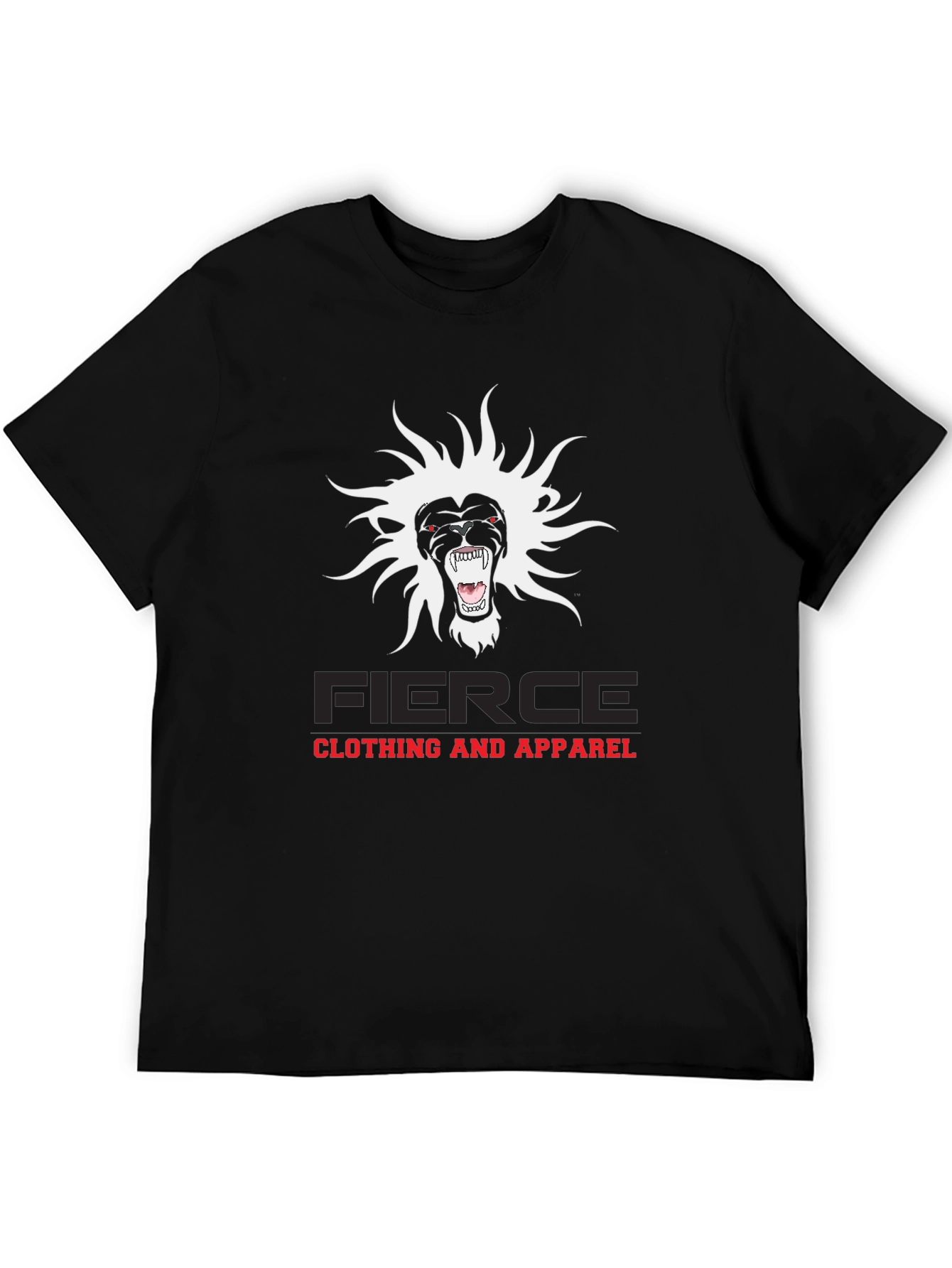 Fierce Graphic Tee - Black Cotton Blend