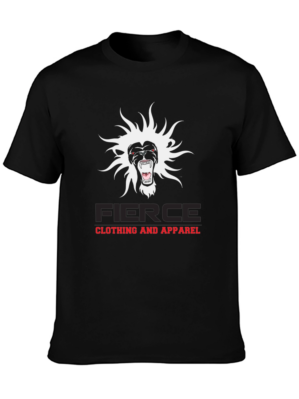 Fierce Graphic Tee - Black Cotton Blend