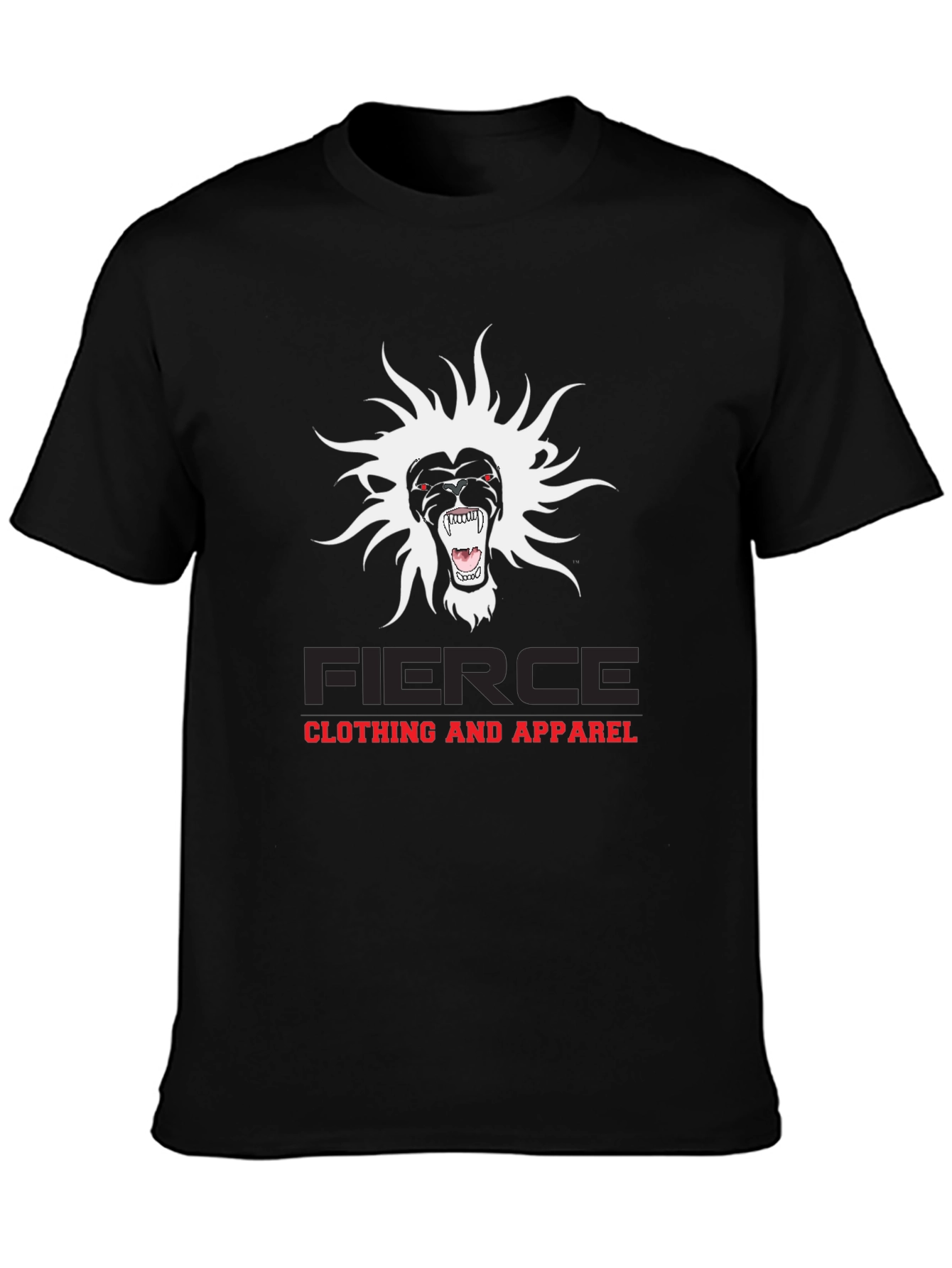 Fierce Graphic Tee - Black Cotton Blend
