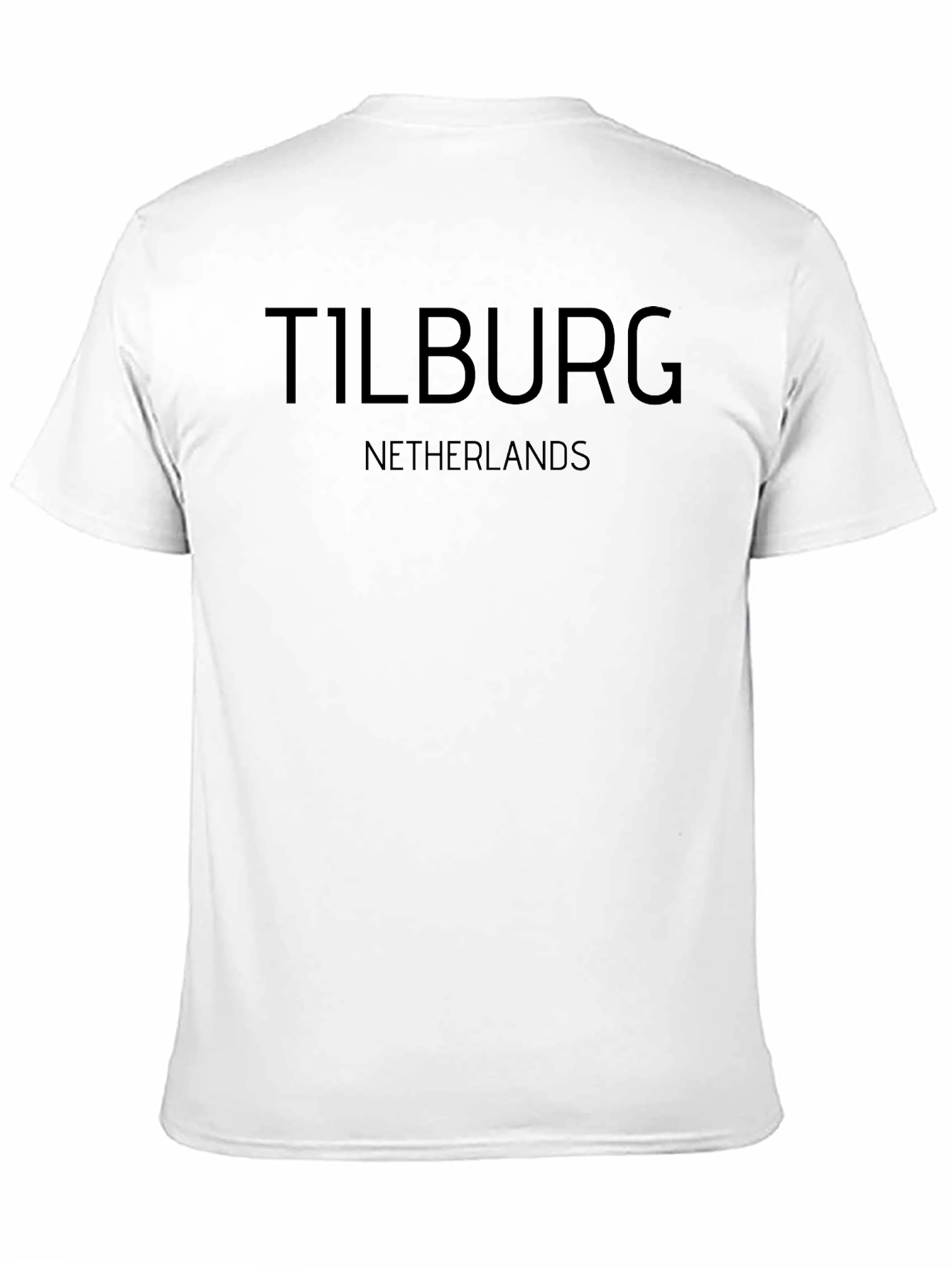 Tilburg Netherlands Black Graphic T-Shirt
