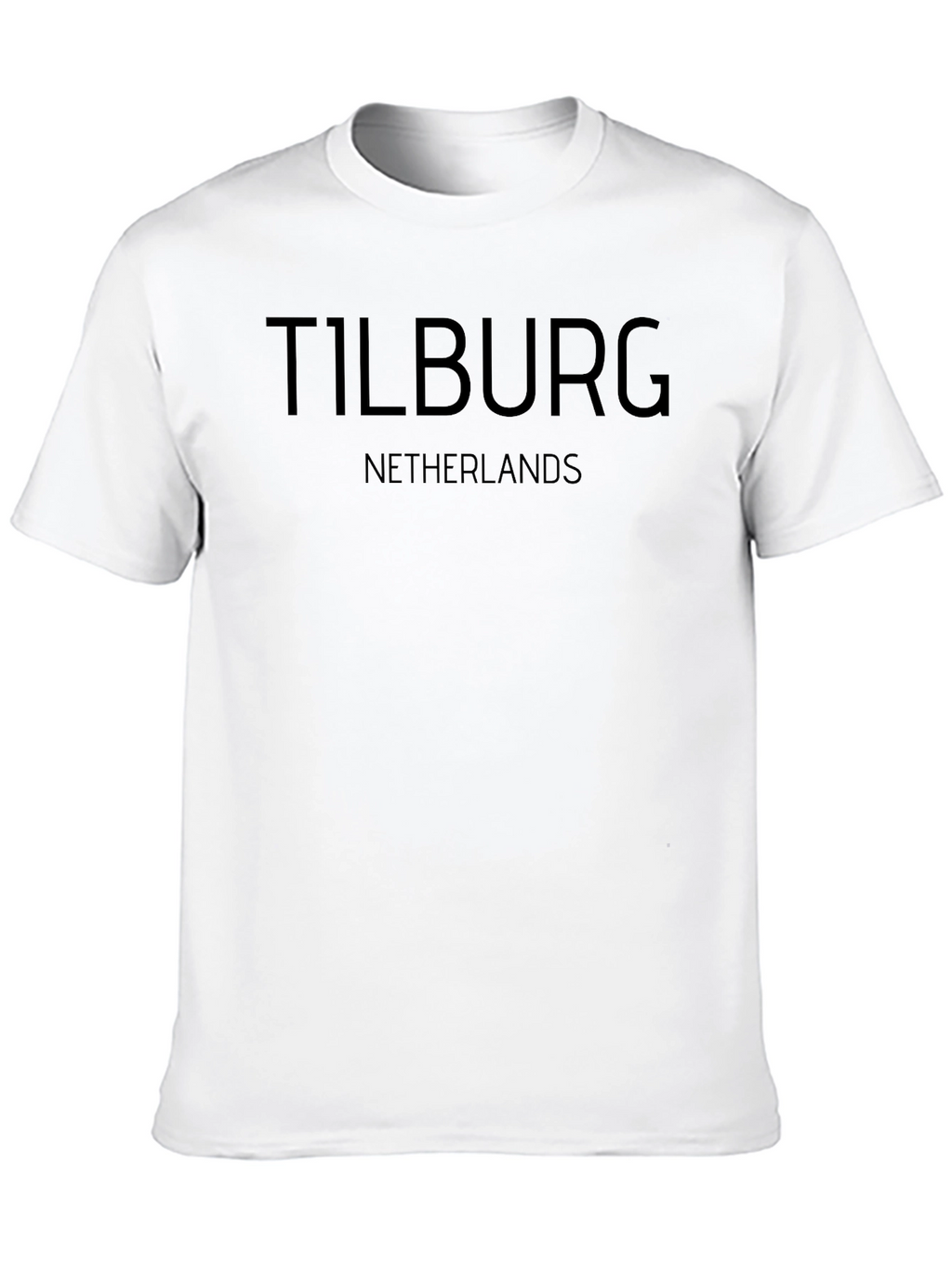 Tilburg Netherlands Black Graphic T-Shirt