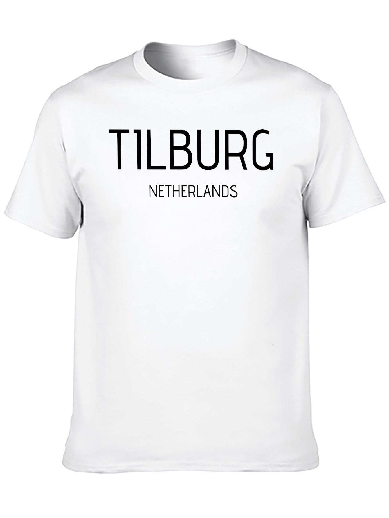 Tilburg Netherlands Black Graphic T-Shirt