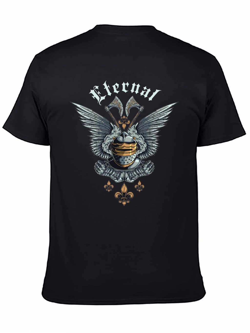 Eternal Knight Graphic T-Shirt - Medieval Design