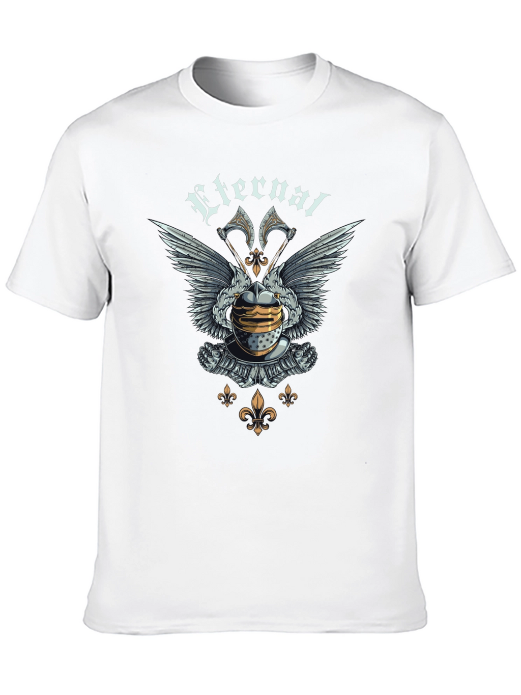 Eternal Knight Graphic T-Shirt - Medieval Design
