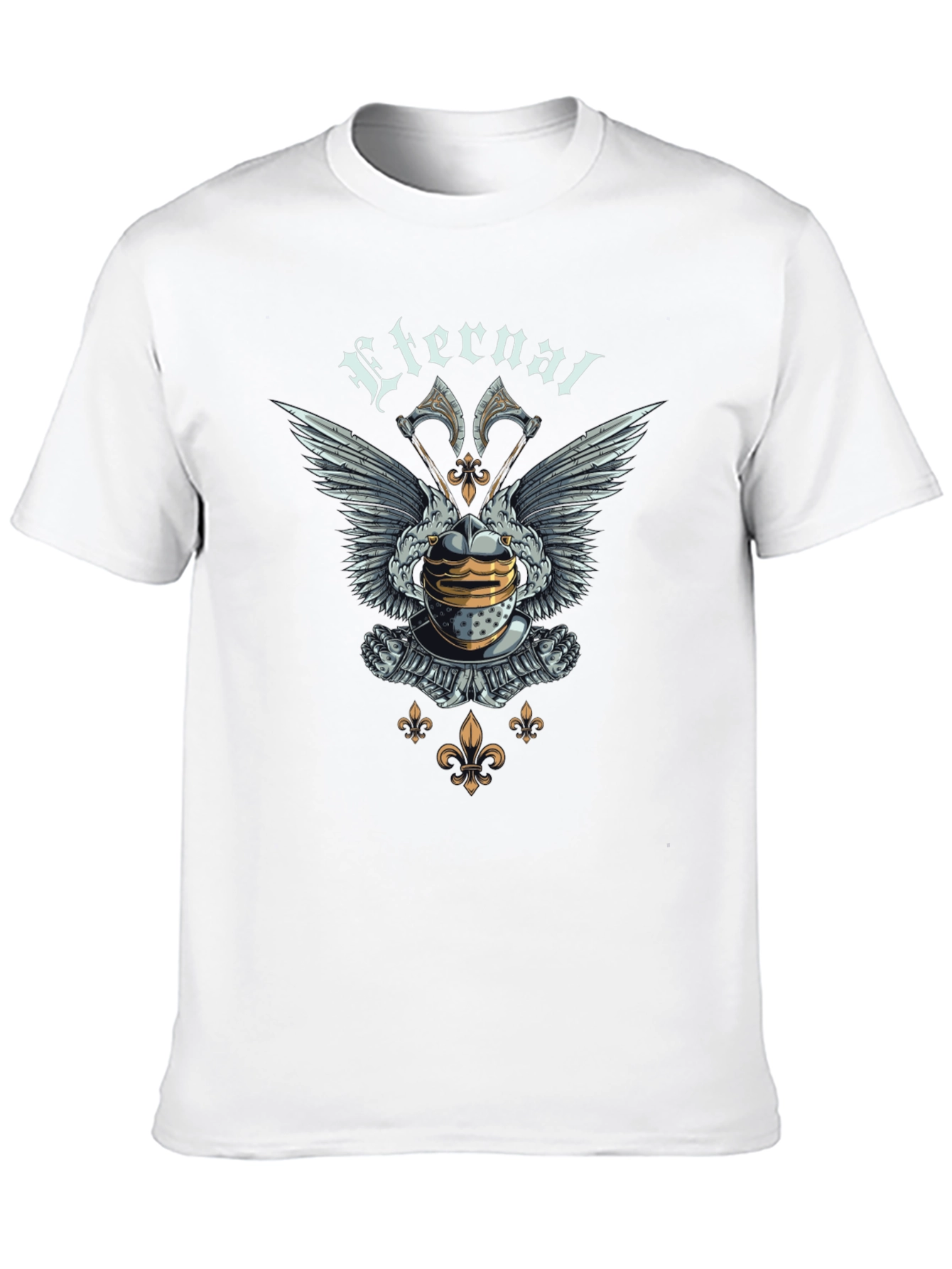 Eternal Knight Graphic T-Shirt - Medieval Design