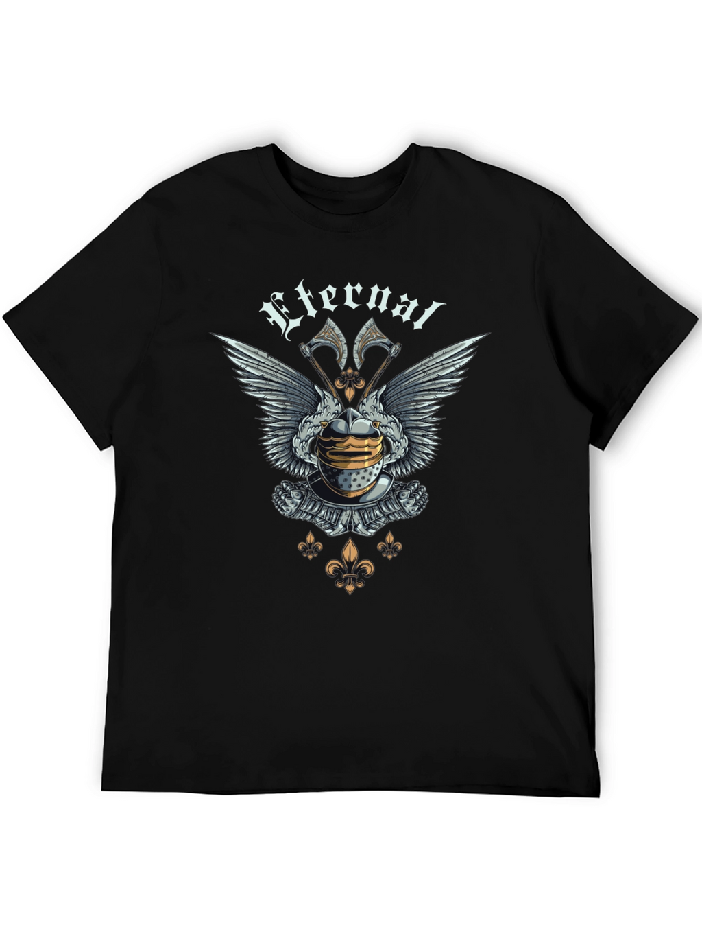 Eternal Knight Graphic T-Shirt - Medieval Design