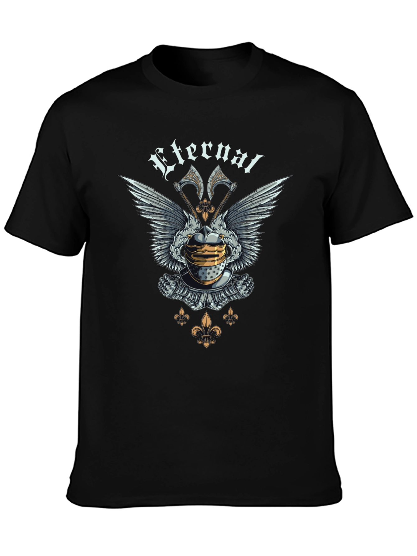 Eternal Knight Graphic T-Shirt - Medieval Design