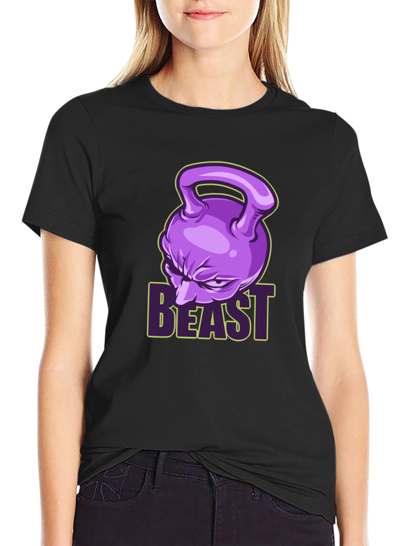 Beast Mode Fitness T-Shirt - Kettlebell Design