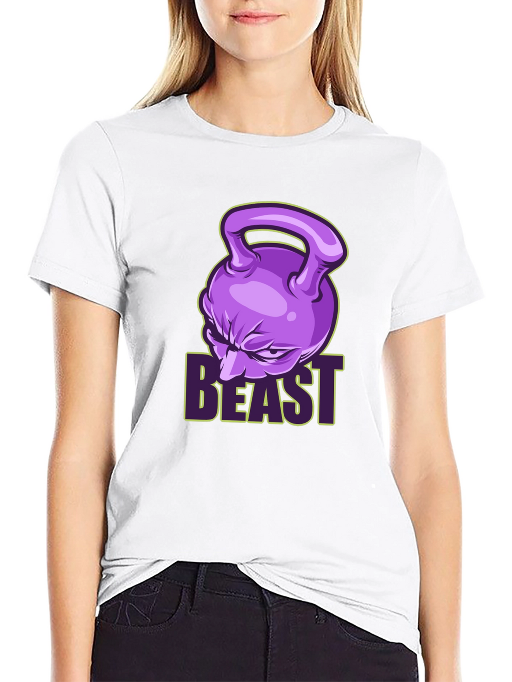 Beast Mode Fitness T-Shirt - Kettlebell Design