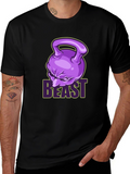Beast Mode Fitness T-Shirt - Kettlebell Design