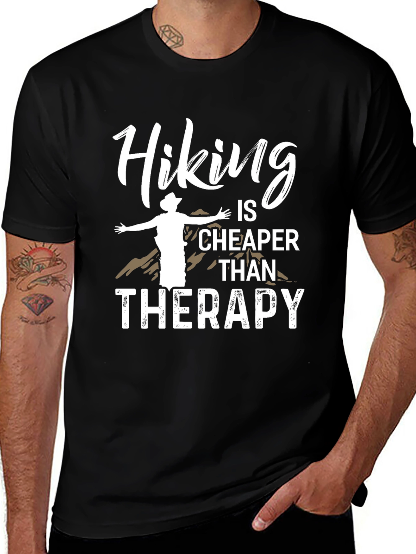 Hiking Therapy T-Shirt -  Outdoor Adventure Tee