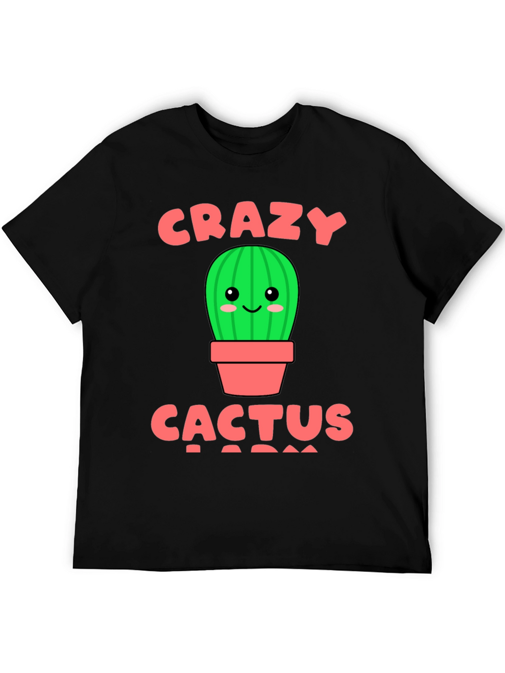 Crazy Cactus Lady Graphic T-Shirt