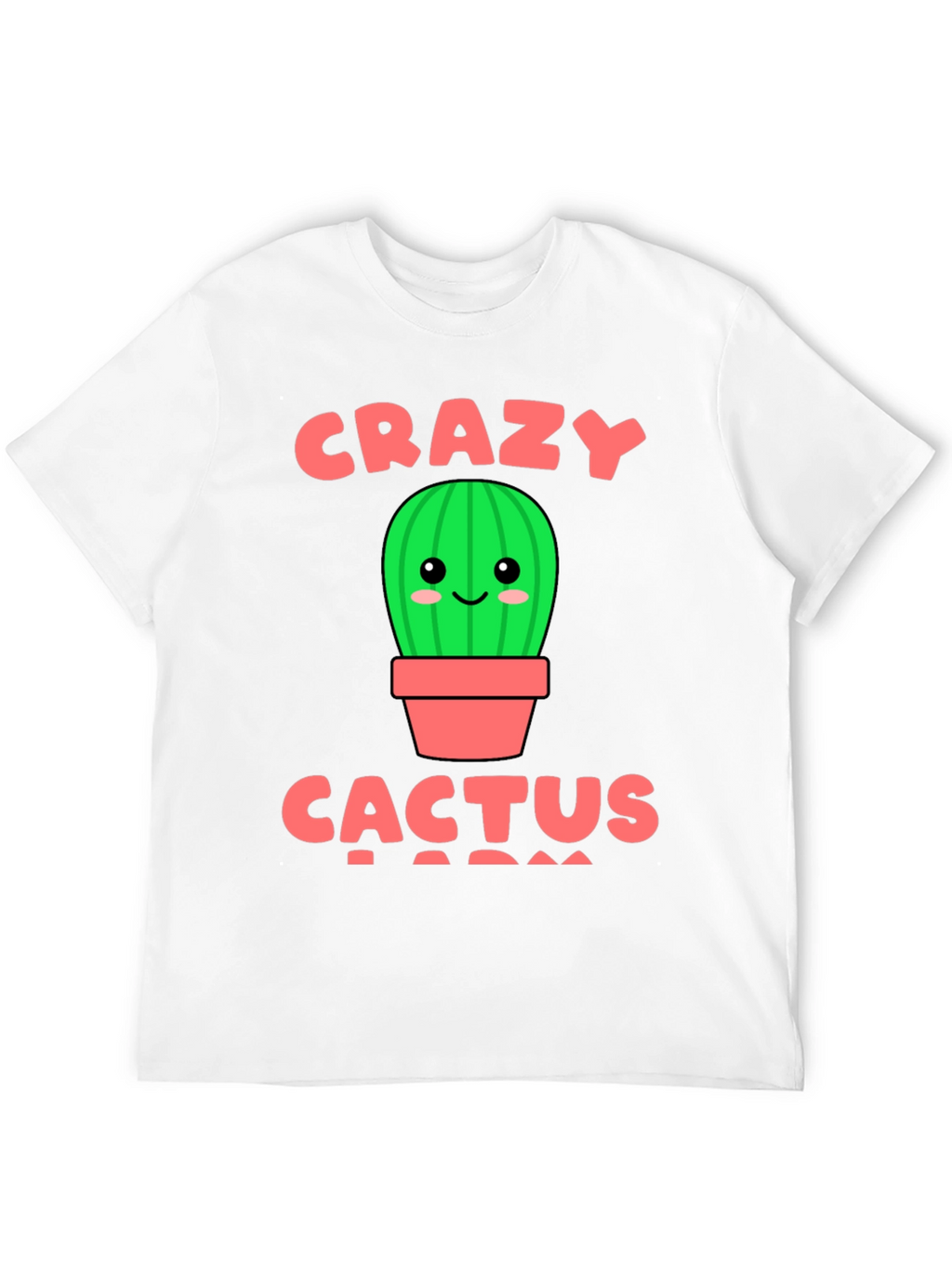 Crazy Cactus Lady Graphic T-Shirt