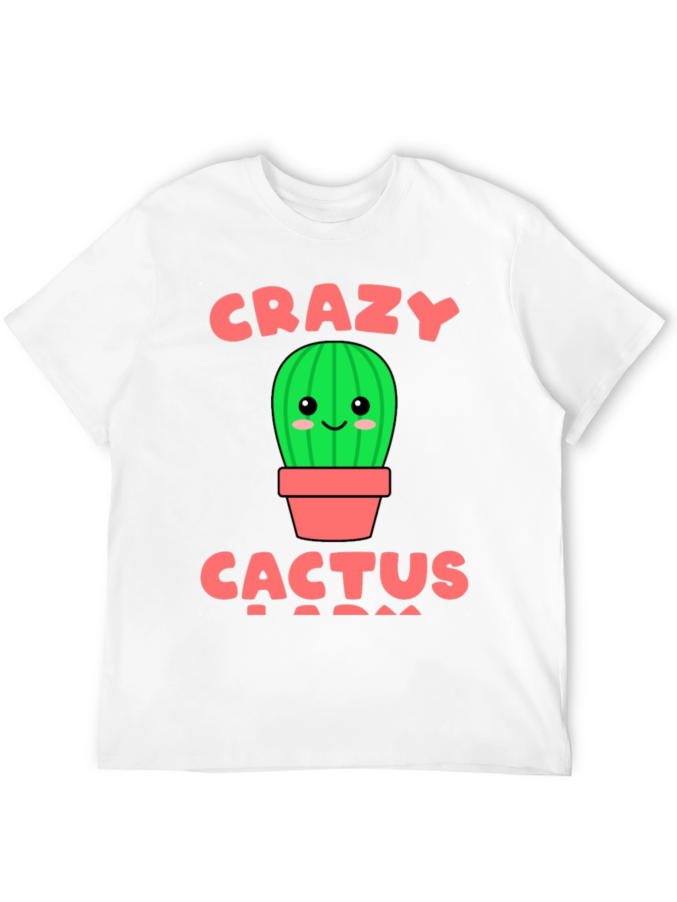 Crazy Cactus Lady Graphic T-Shirt