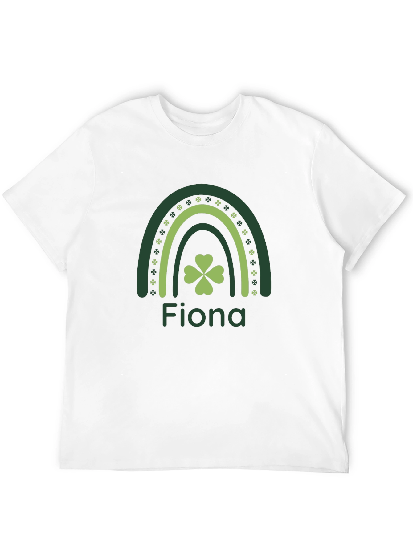 Fiona St. Patricks Day Rainbow Clover Tee