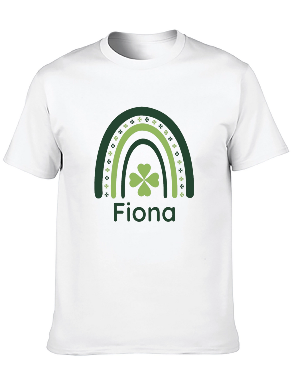 Fiona St. Patricks Day Rainbow Clover Tee