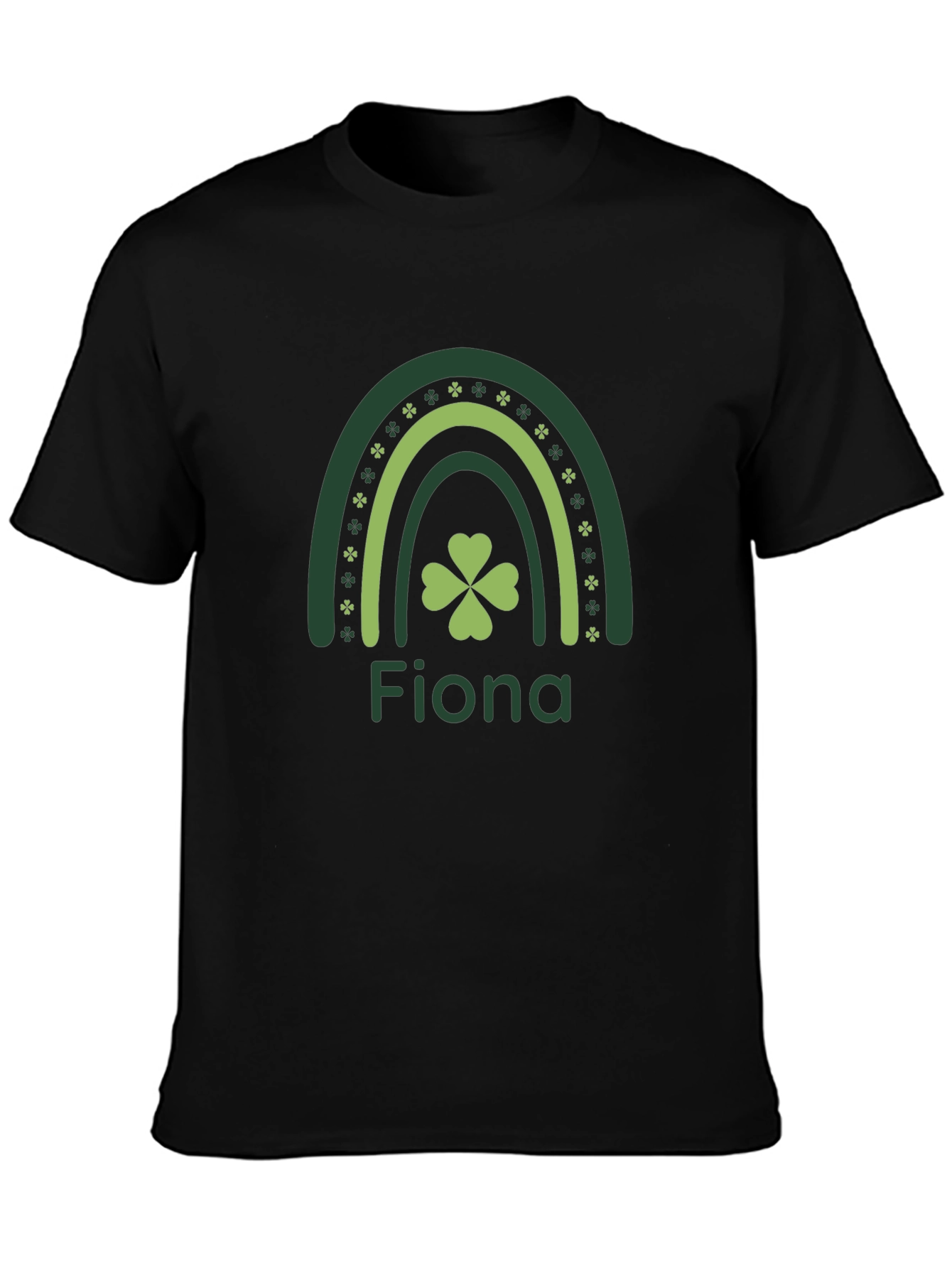 Fiona St. Patricks Day Rainbow Clover Tee
